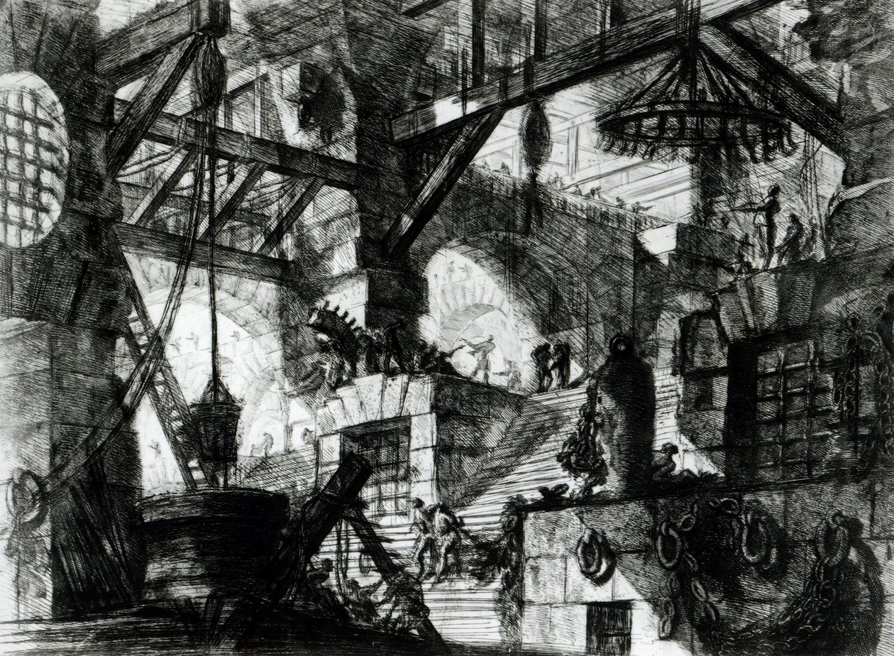 hayali hapishane by Giovanni Battista Piranesi