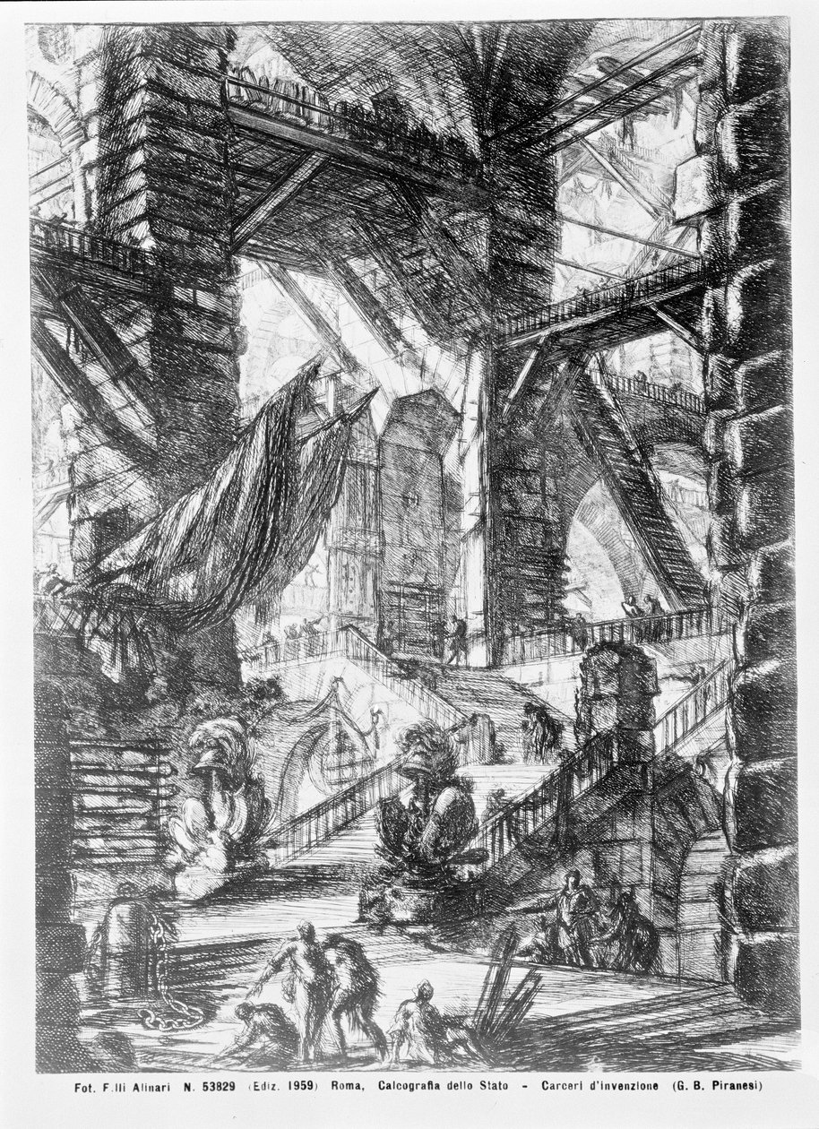 hayali hapishane by Giovanni Battista Piranesi