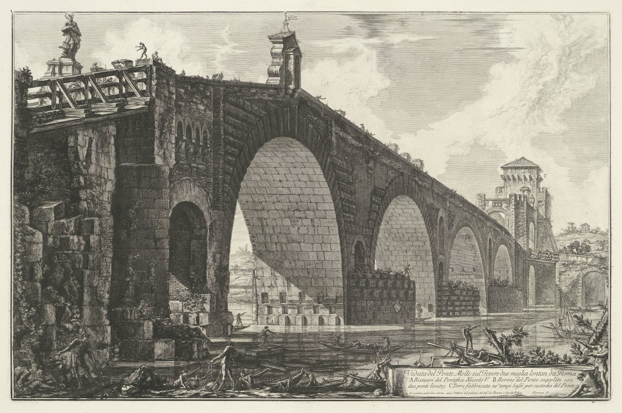 Milvische brug te Roma Roma