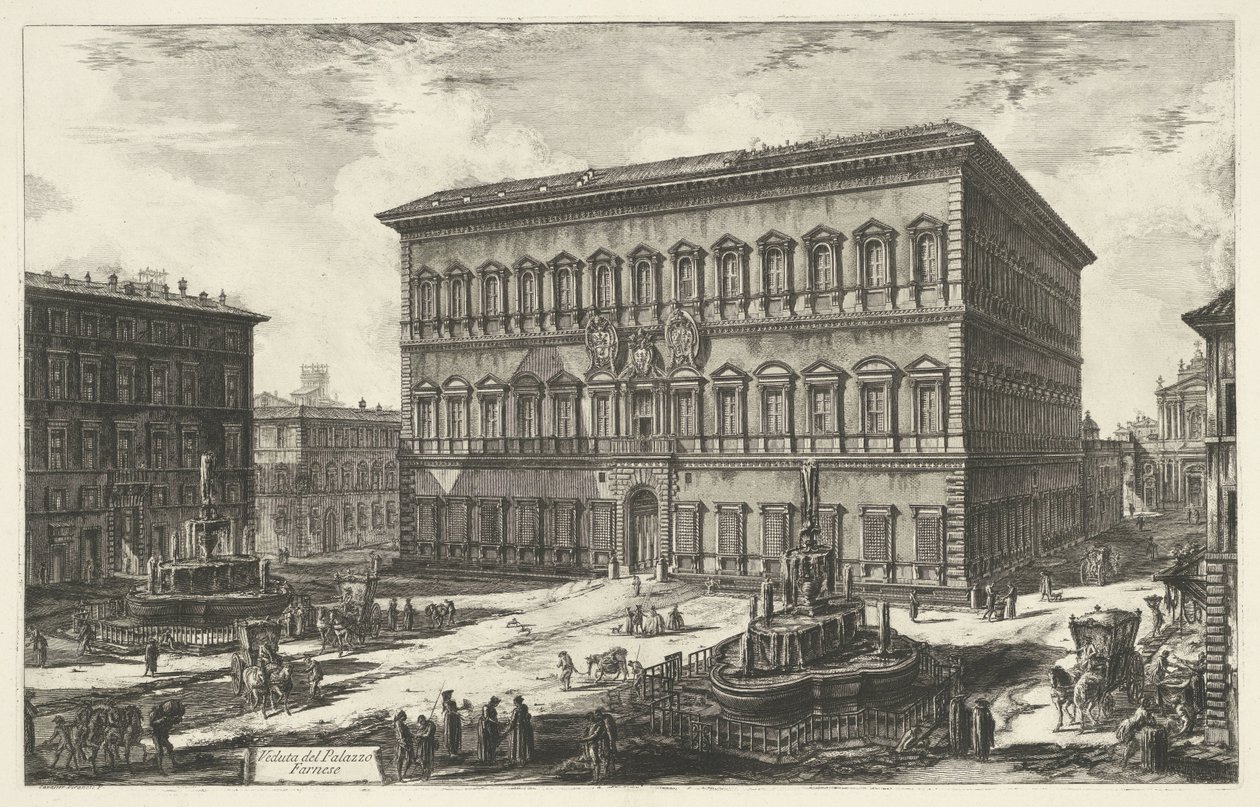 Palazzo Farnese te Roma Palazzo Farnese