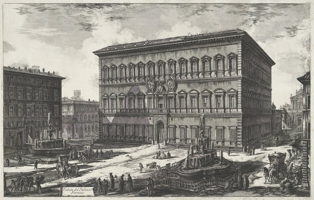 Palazzo Farnese te Roma Palazzo Farnese