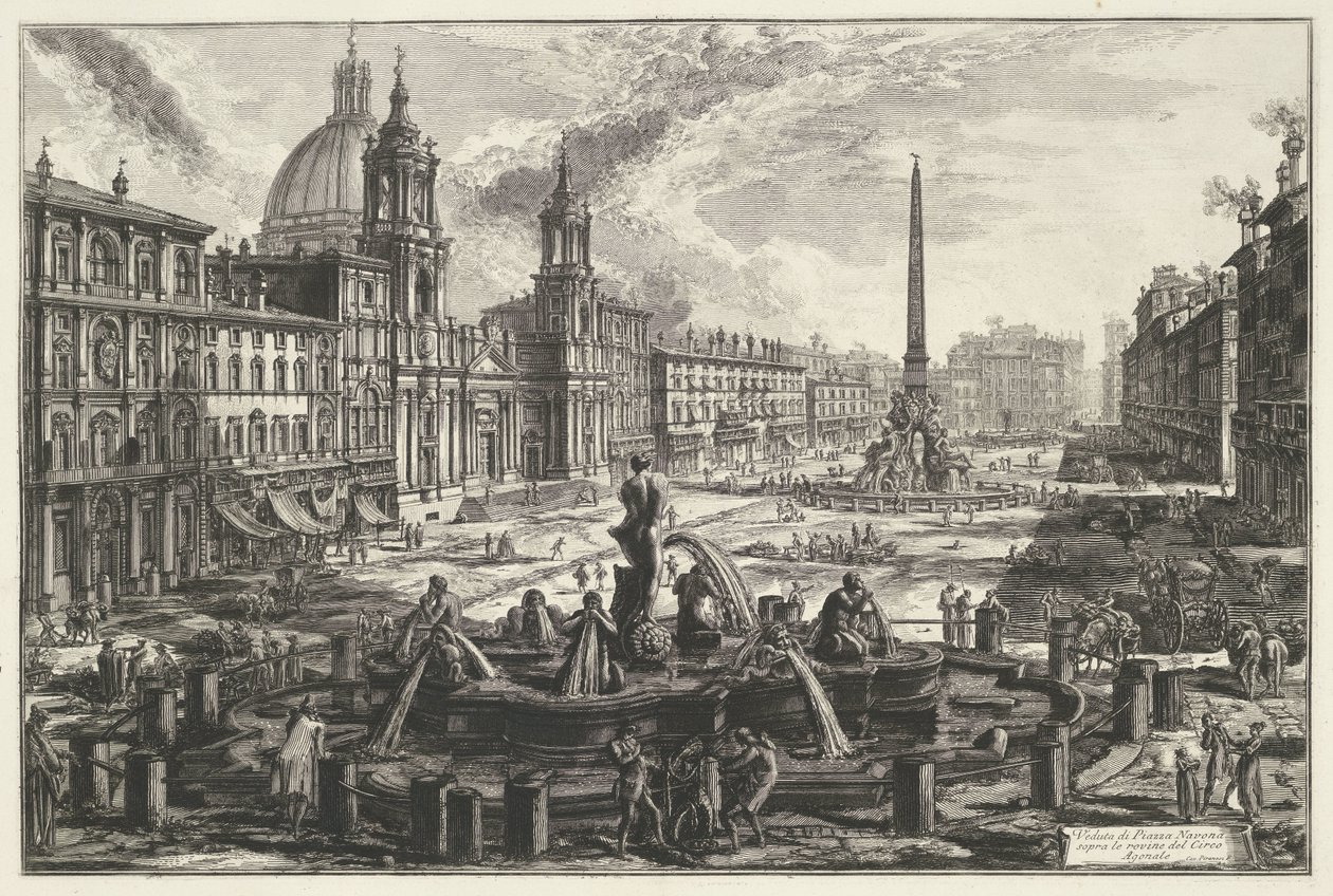 Piazza Navona te Roma Agonal Sirki