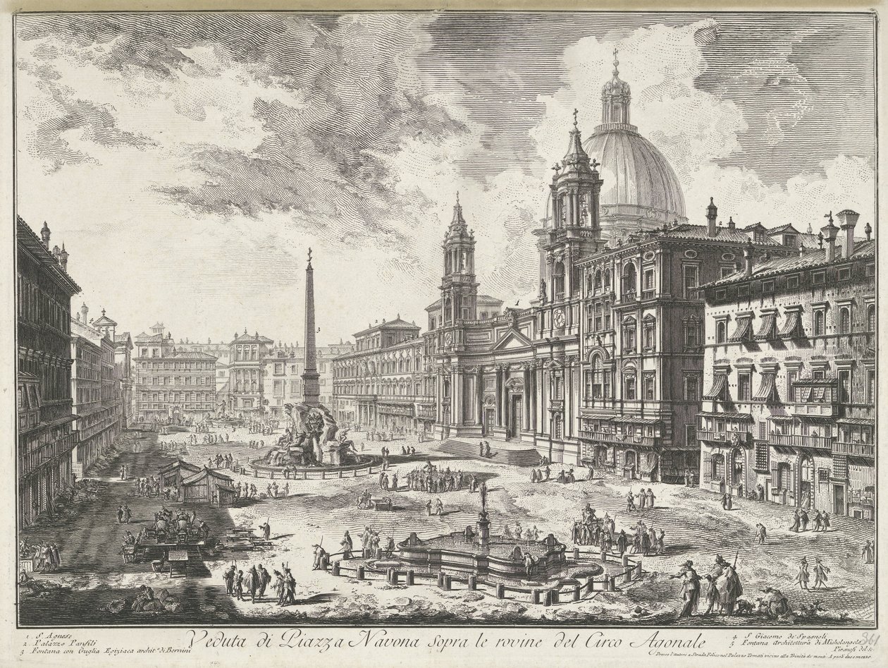 Piazza Navona te Roma Agonal Sirki