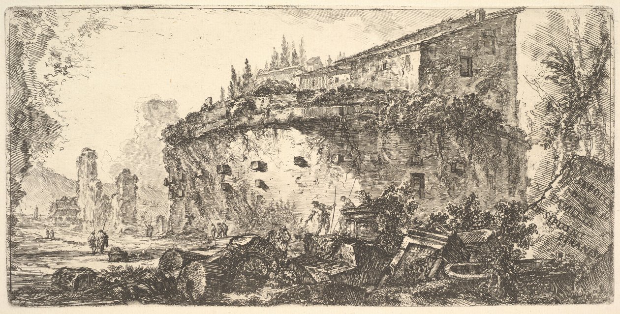 Levha 18: de Scipioni ailesine ait Scipios Kabirinin Mezarı, M.Ö. 1748. by Giovanni Battista Piranesi