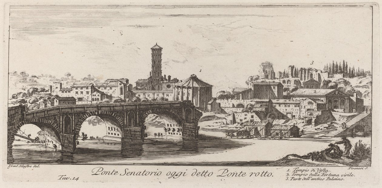 Ponte Senatorio bugün Ponte Rotto