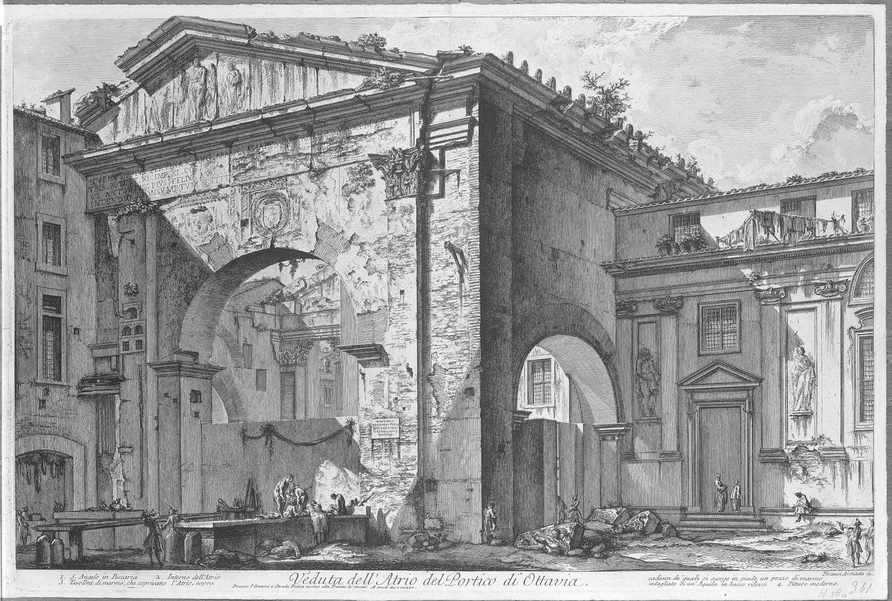 Porticus van Octavia te Roma Octavia Portico