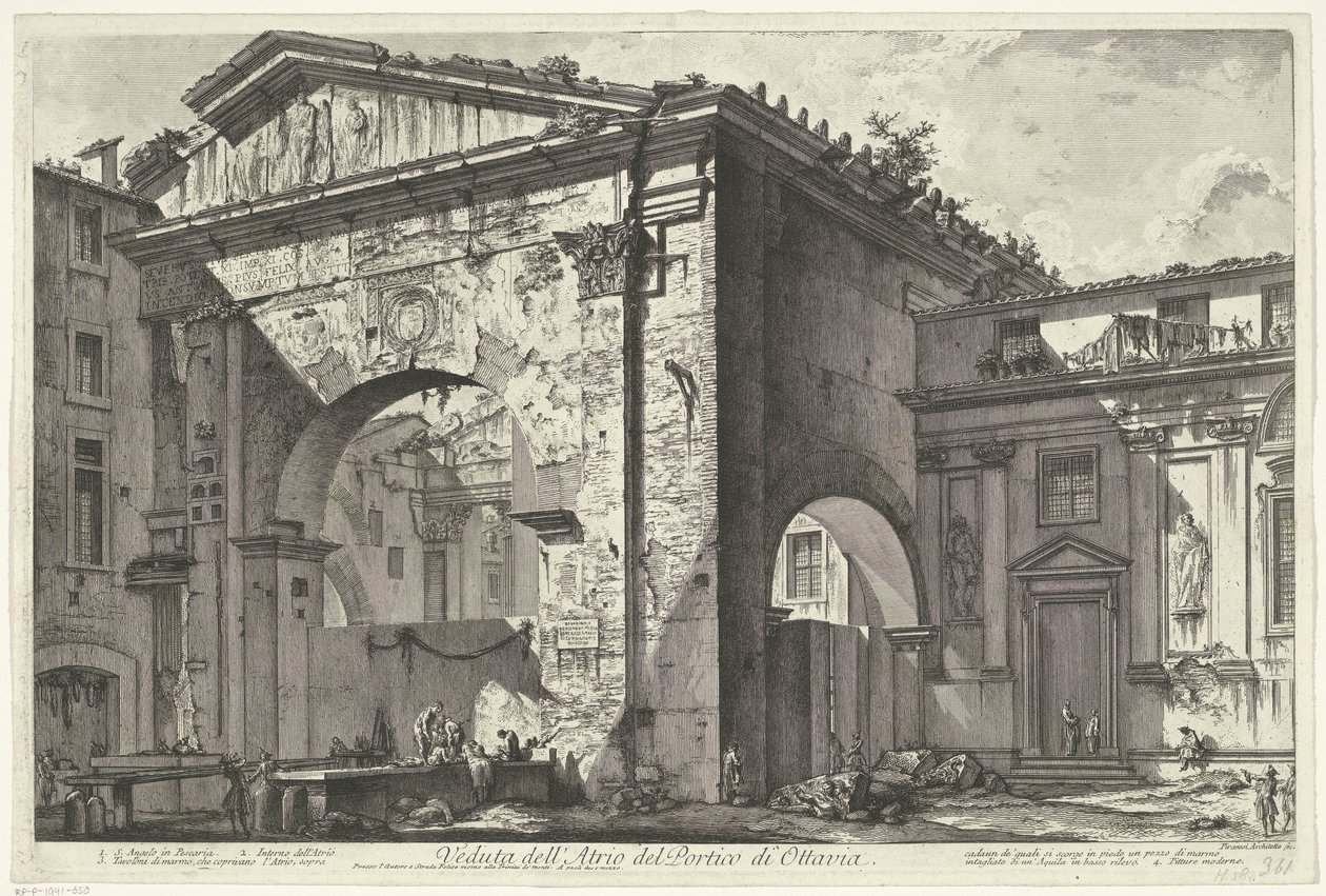 Porticus van Octavia te Roma Octavia Portico