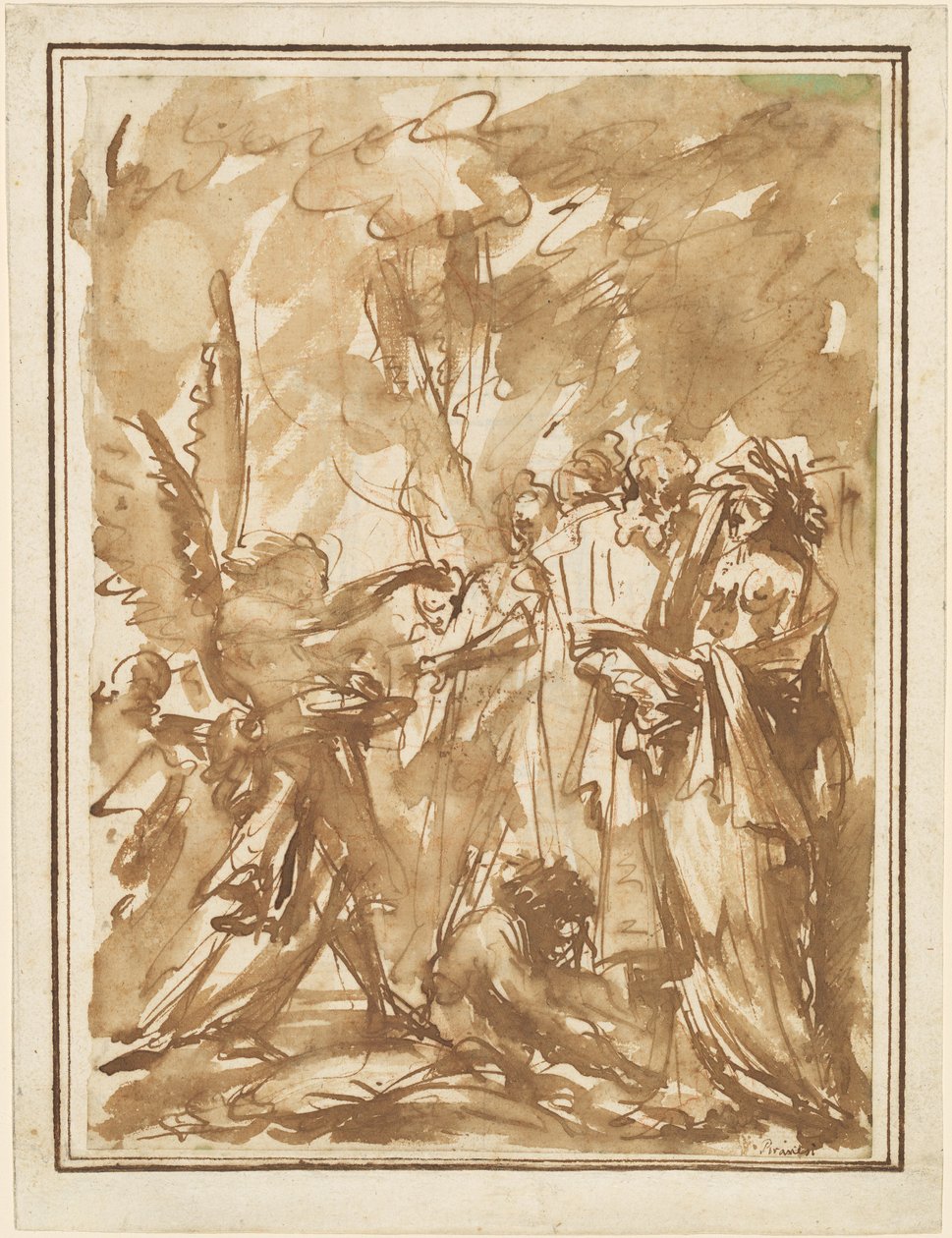 Antik Figürlü Scherzo by Giovanni-Battista Piranesi