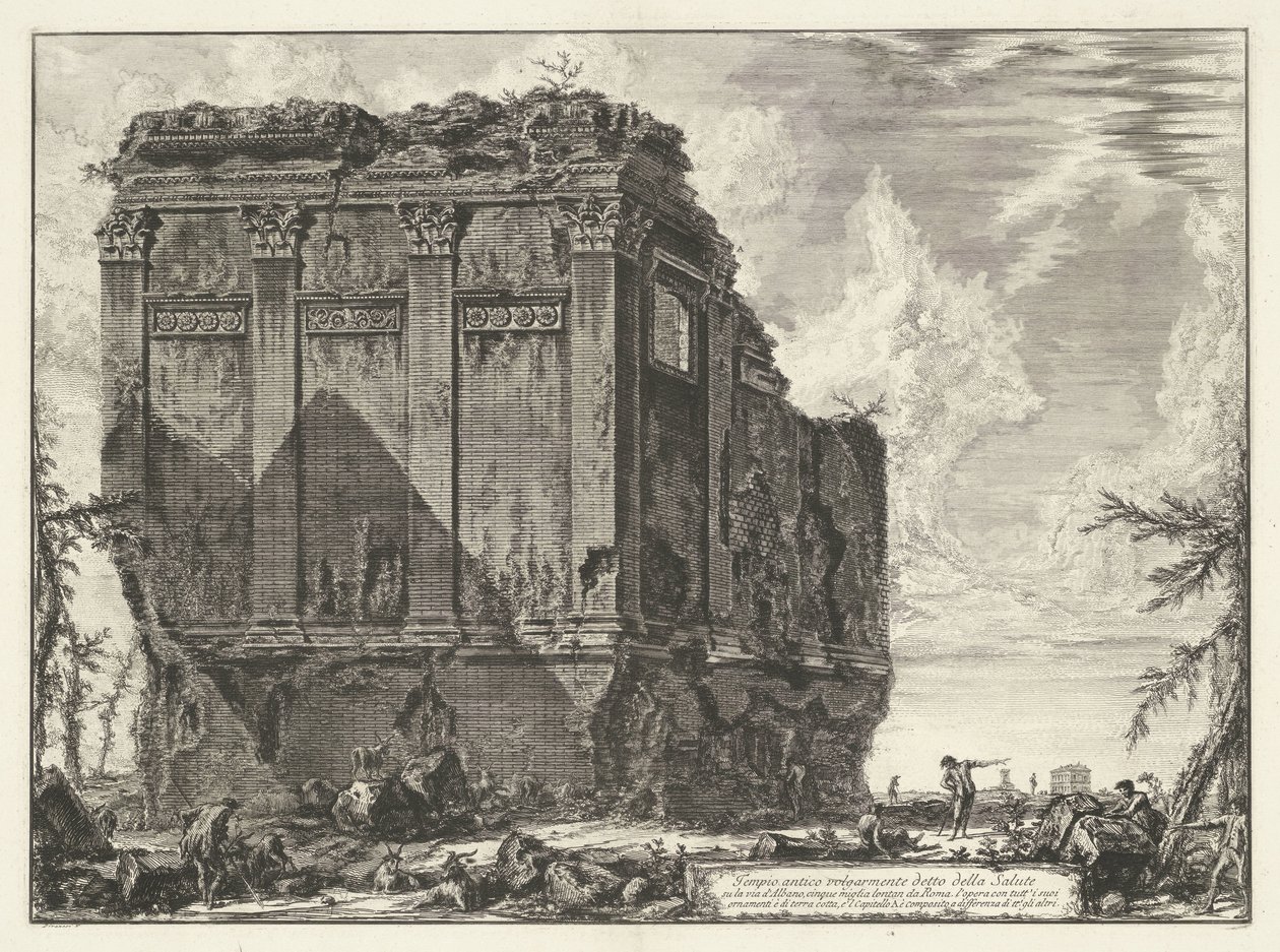 Tempel van Salus bij Roma Roma