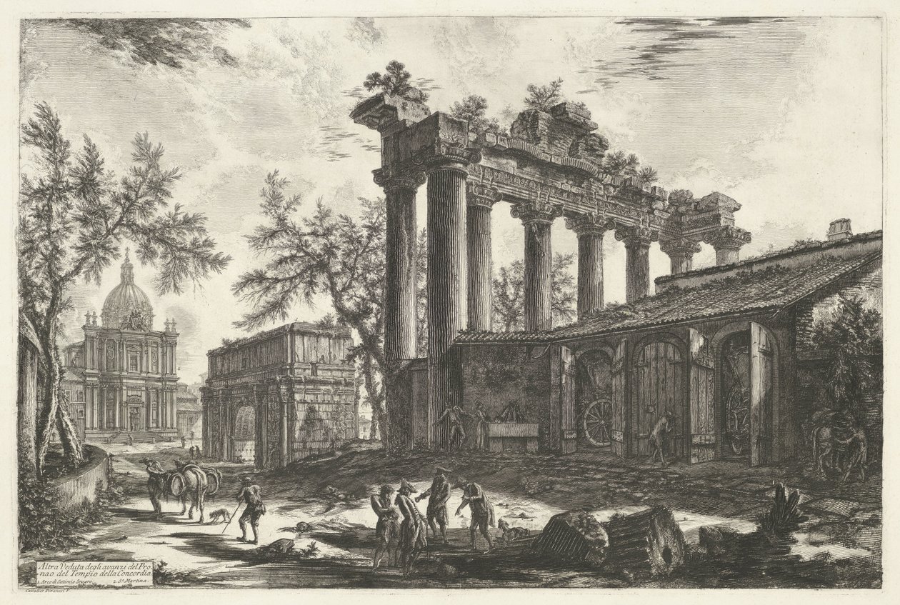 Tempel van Saturnus te Roma Concordia Tapınağı