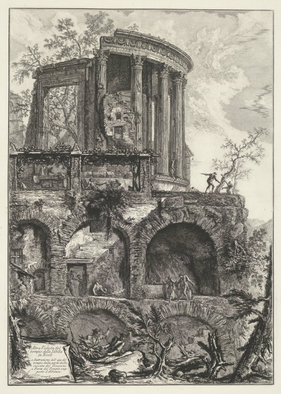 Tempel van Vesta t ve Tivoli Tivoli