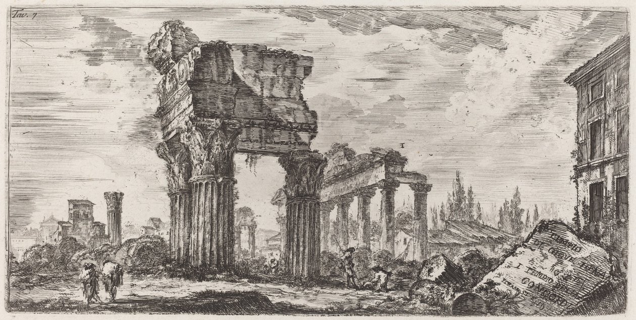 Jüpiter Thunder Tapınağı by Giovanni Battista Piranesi
