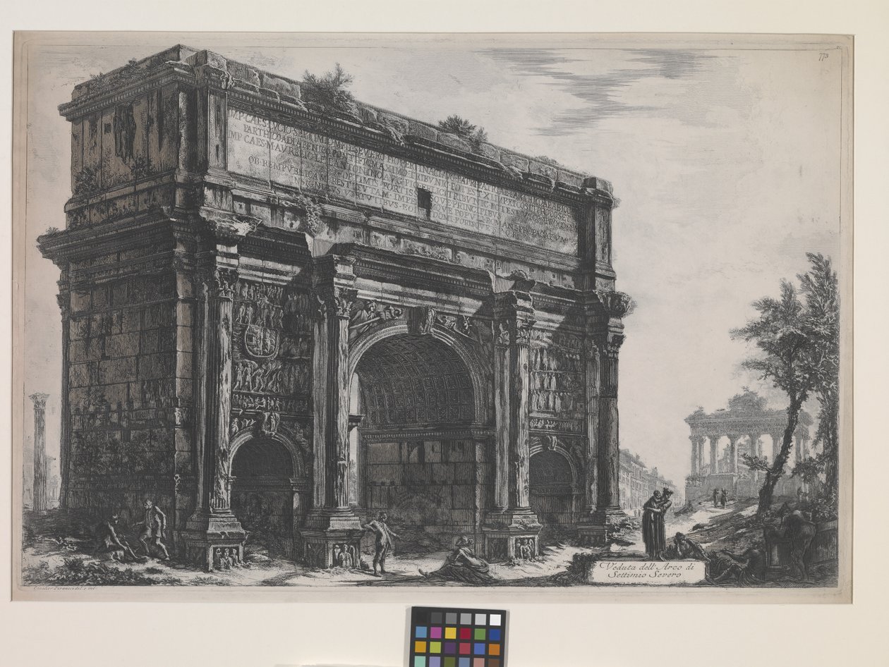 Septimus Severus Kemeri (gravür) by Giovanni Battista Piranesi