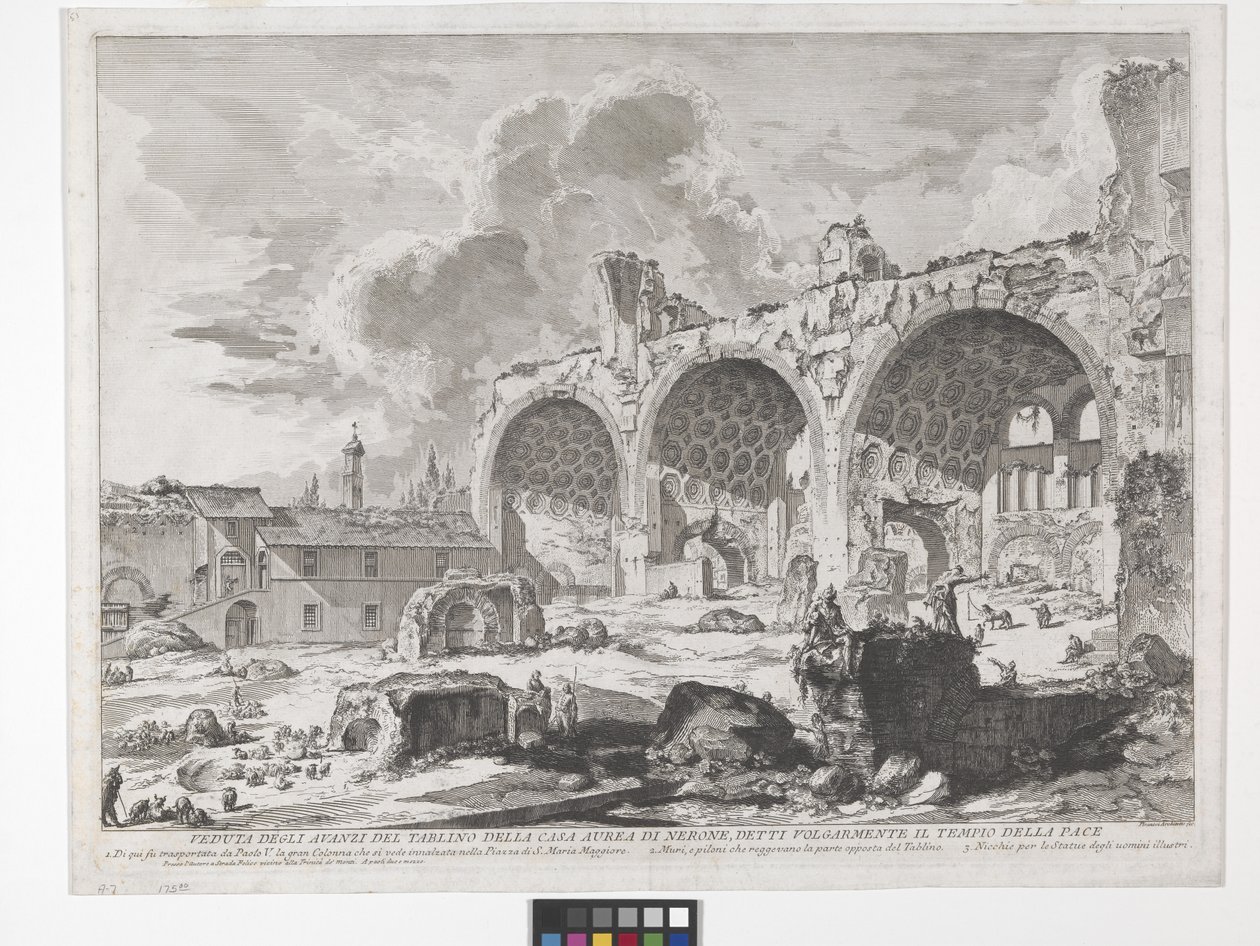 Konstantin Bazilikası (gravür ve gravür) by Giovanni Battista Piranesi