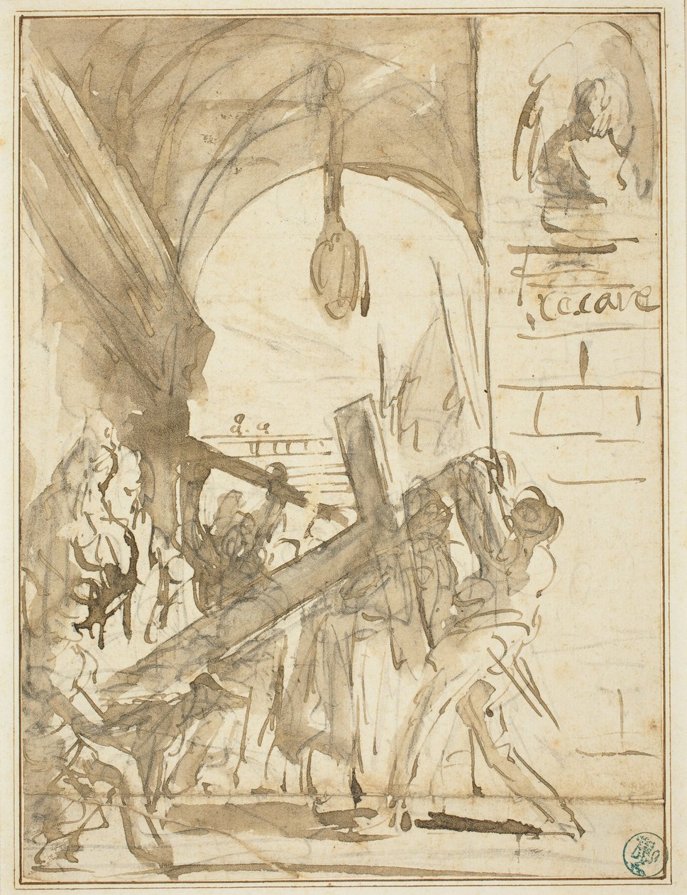 Haçın Taşınması by Giovanni Battista Piranesi
