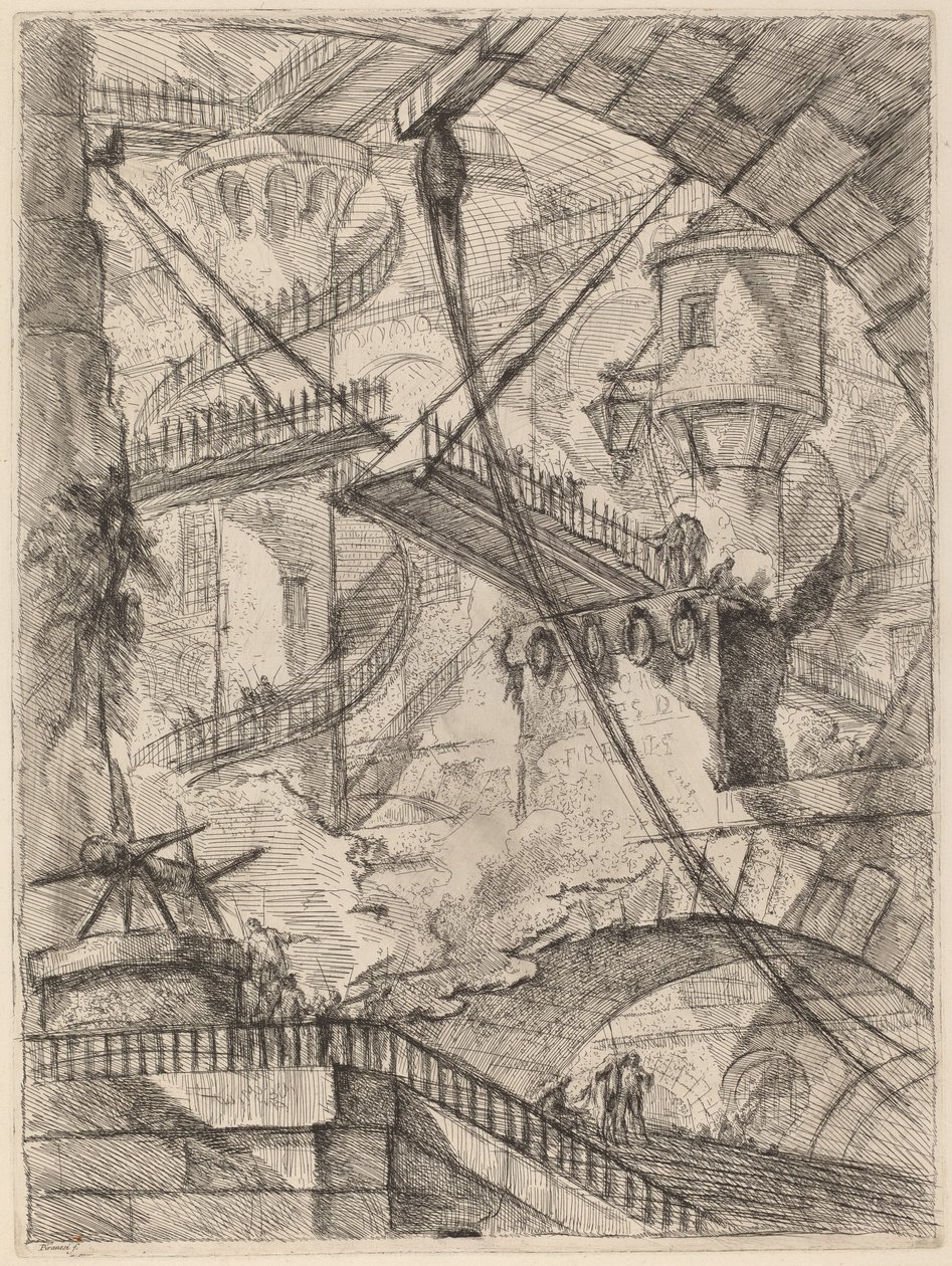 asma köprü by Giovanni Battista Piranesi