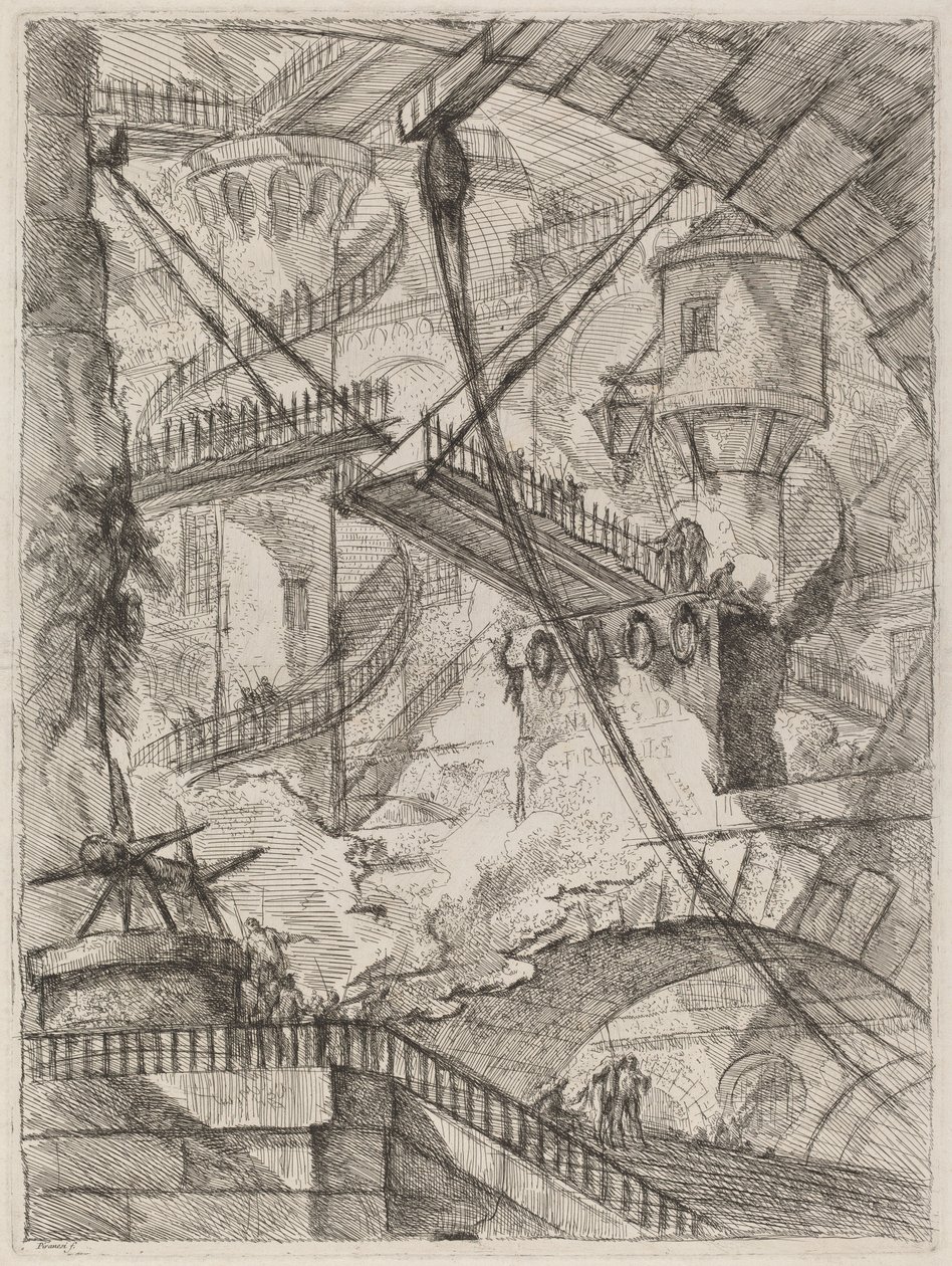 asma köprü by Giovanni Battista Piranesi