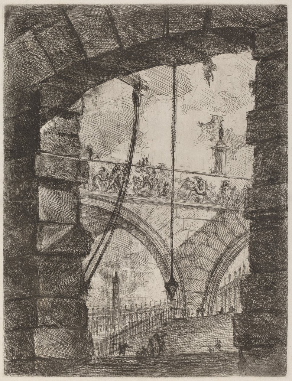 Büyük Piazza by Giovanni Battista Piranesi