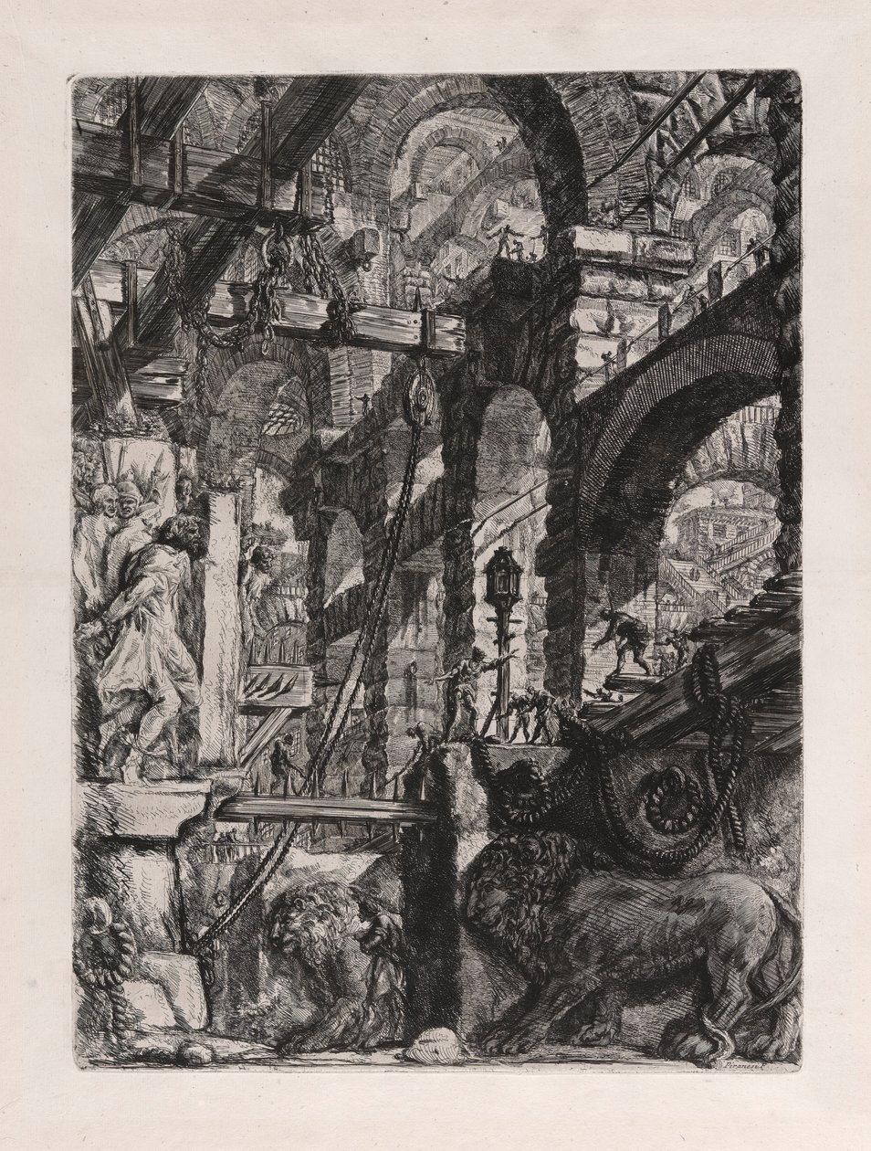 Aslan Kabartmalar, Carceri d