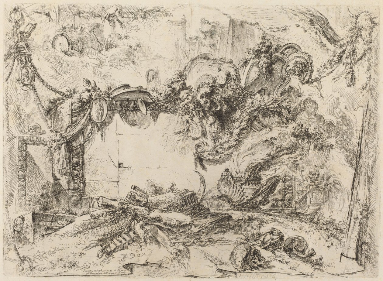 Anıtsal Tablet by Giovanni Battista Piranesi