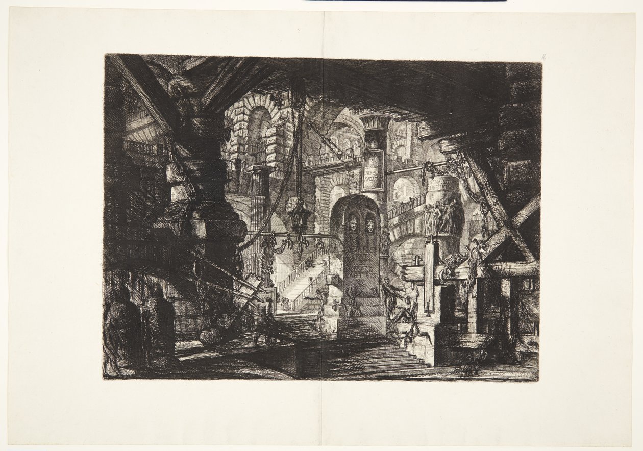 Zincirli İskele by Giovanni Battista Piranesi