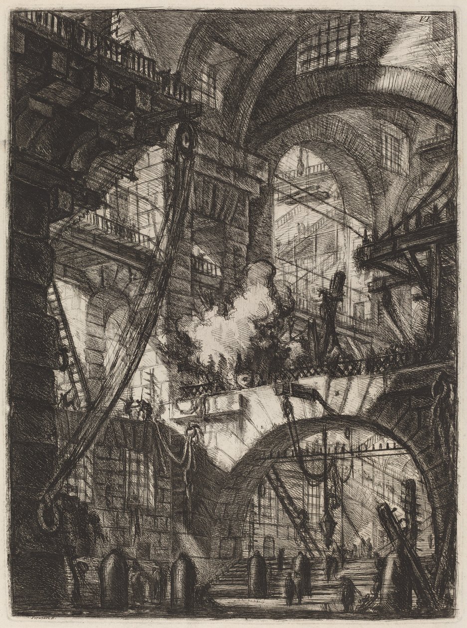 Sigara Ateşi by Giovanni Battista Piranesi