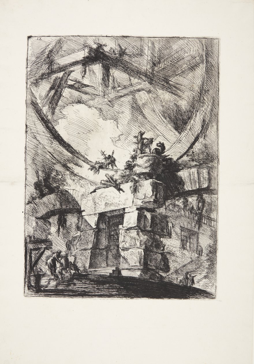 dev tekerlek by Giovanni Battista Piranesi