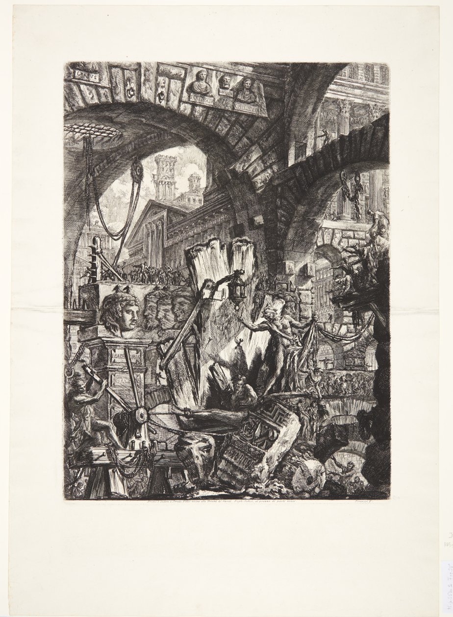 raftaki adam by Giovanni-Battista Piranesi