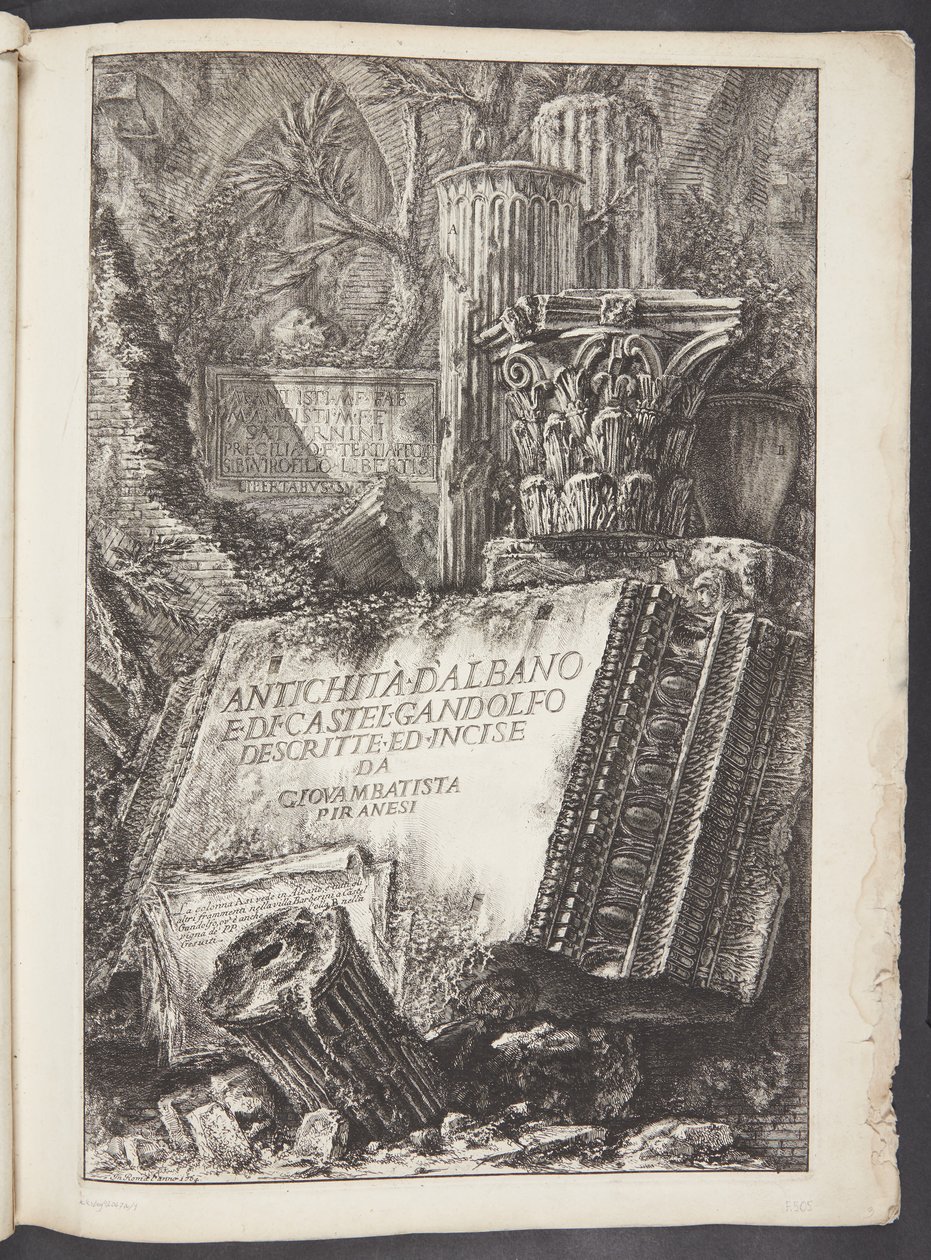 Baş sayfa by Giovanni Battista Piranesi