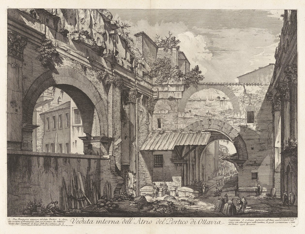 İç görünüm by Giovanni Battista Piranesi