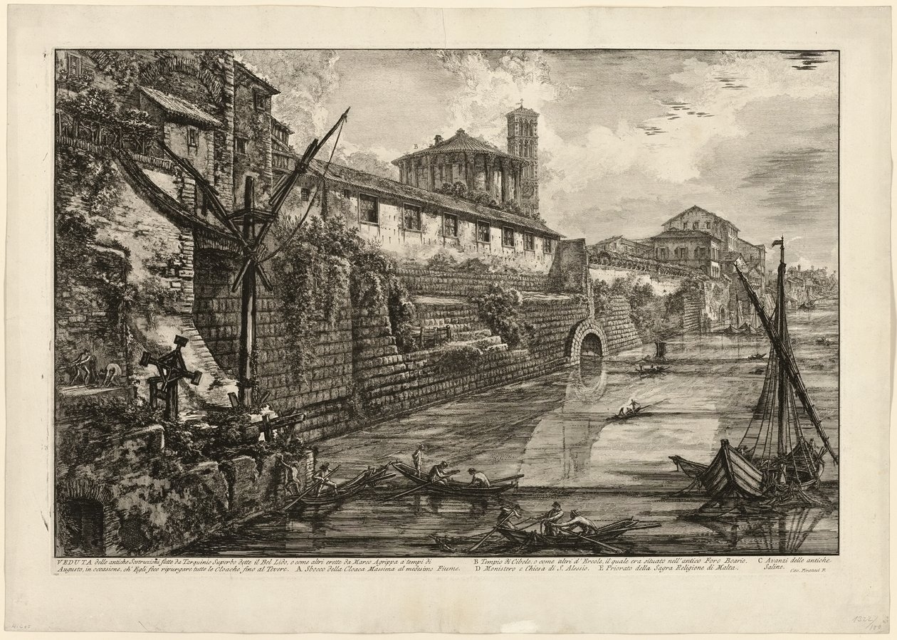 Tarquinius Superbus tarafından inşa edilen Bel Lido adlı ve diğerleri gibi, Marcus Agrippa tarafından Augustus zamanında Tiber