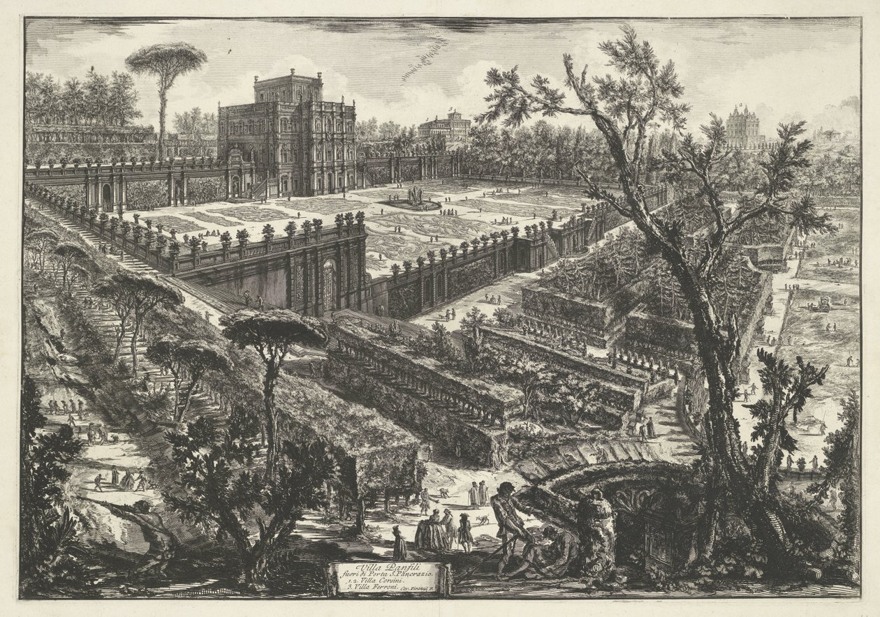 Villa Doria Pamphili te Roma Porta S. Pancrazio