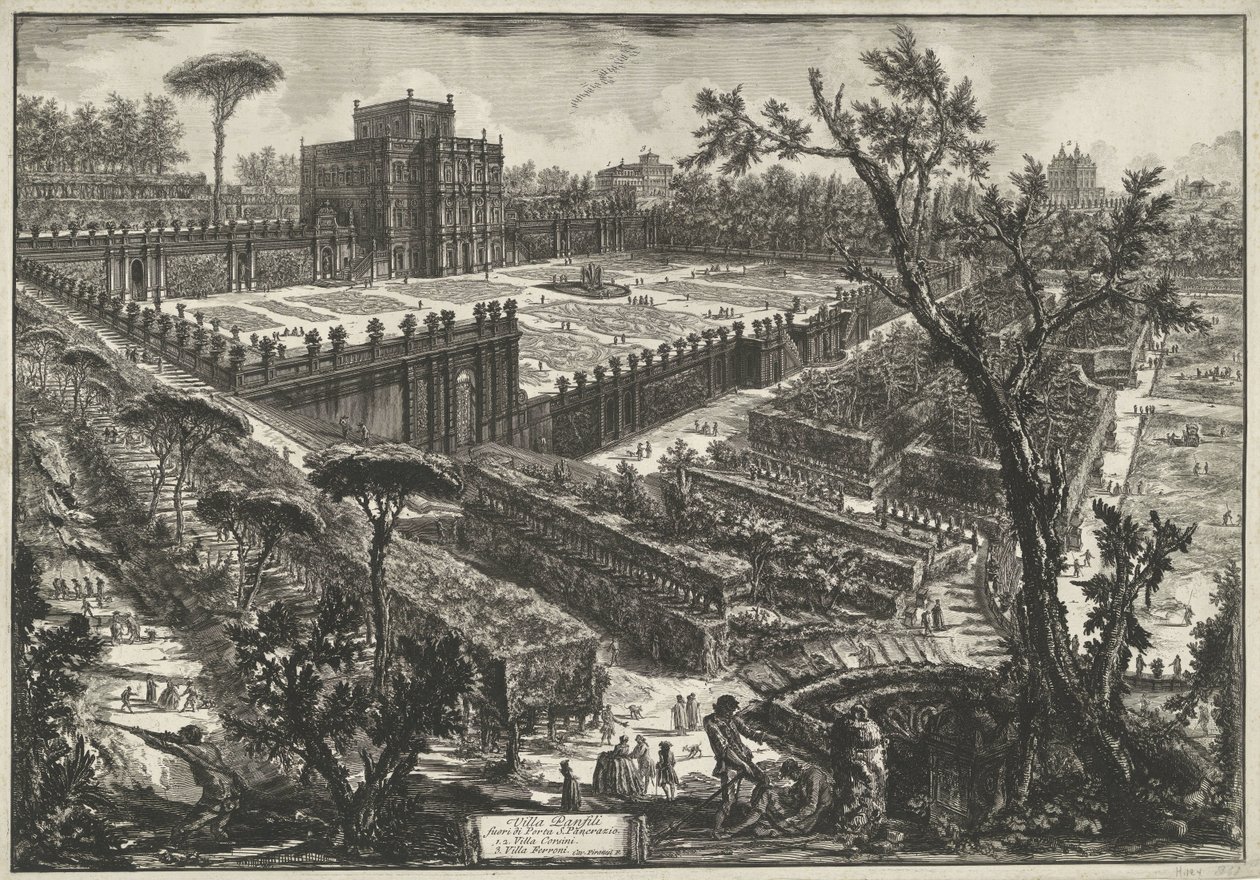 Villa Doria Pamphili te Roma Porta S. Pancrazio