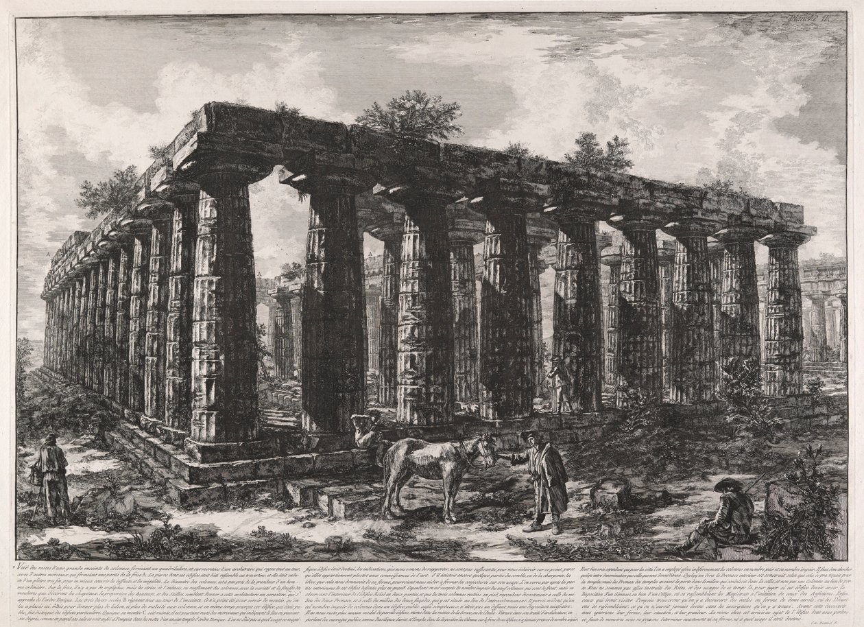 Kalıntılarının görünümü by Giovanni Battista Piranesi