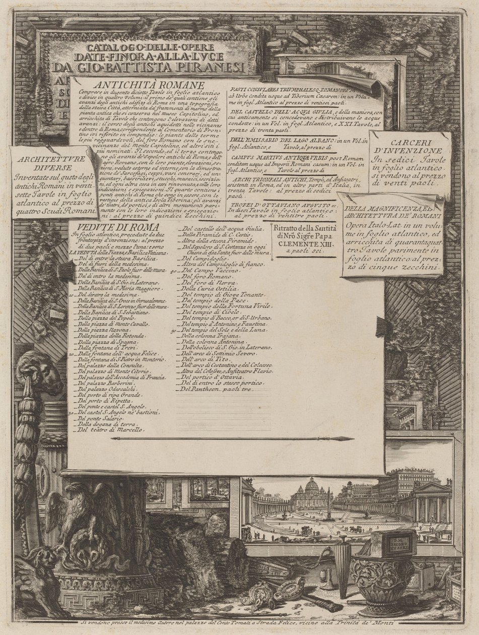 Gio Battista Piranesi tarafından Lvce