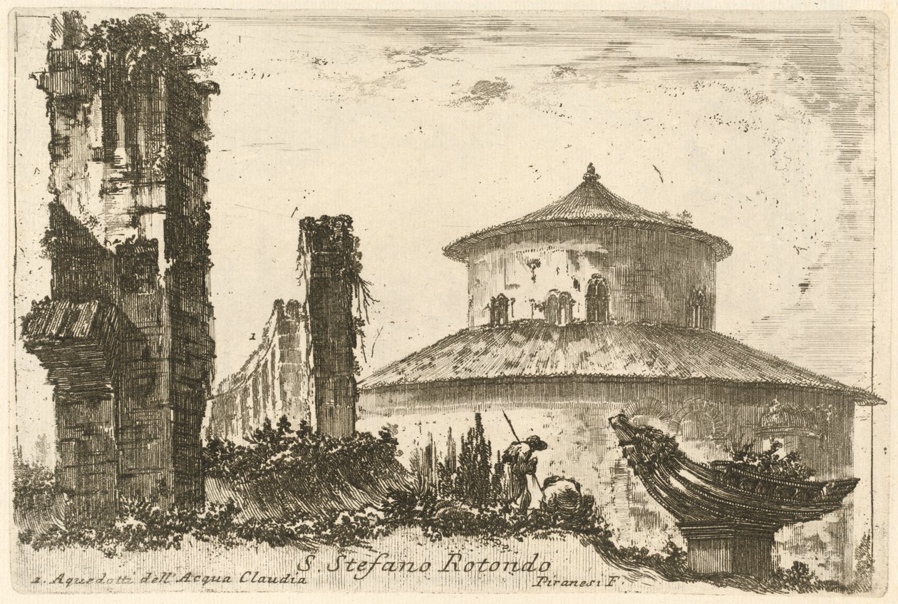 Ünlü yazarlar tarafından tasarlanmış ve oyulmuş antik ve modern Roma'nın çeşitli manzaraları by Giovanni Battista Piranesi and Various Artists