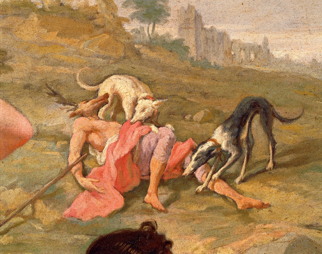 Diana ve Aktaeon by Giovanni Battista Pittoni