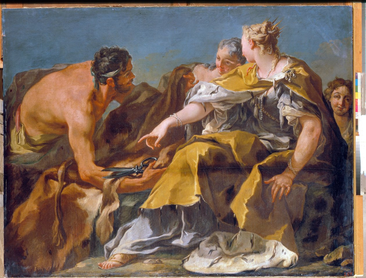 Dido inşa Kartaca, Tuval üzerine yağlı boya, Giovan Battista Pittoni - Devlet İnziva Yeri, St Petersburg by Giovanni Battista Pittoni