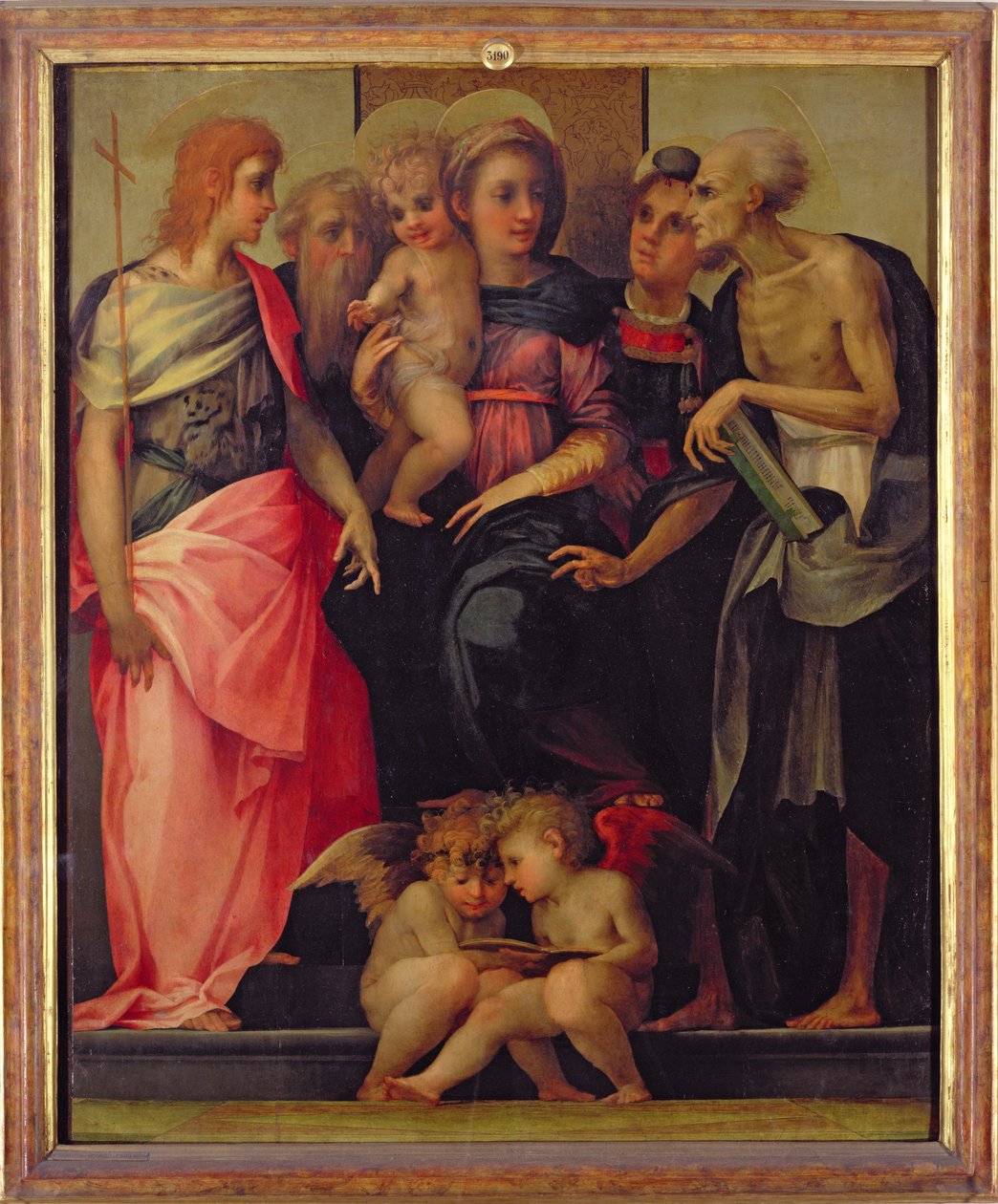 Madonna and Child with Saints, c.1518 (ayrıntılı bilgi için bkz. 75783) by Giovanni Battista Rosso Fiorentino