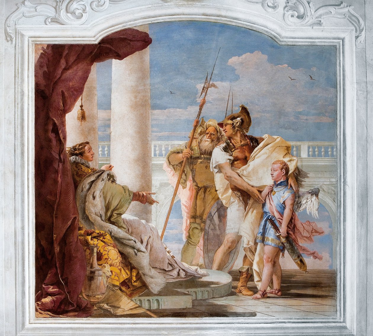 Aeneid, Ascanius Kılığındaki Aşk Tanrısını, Palazzina