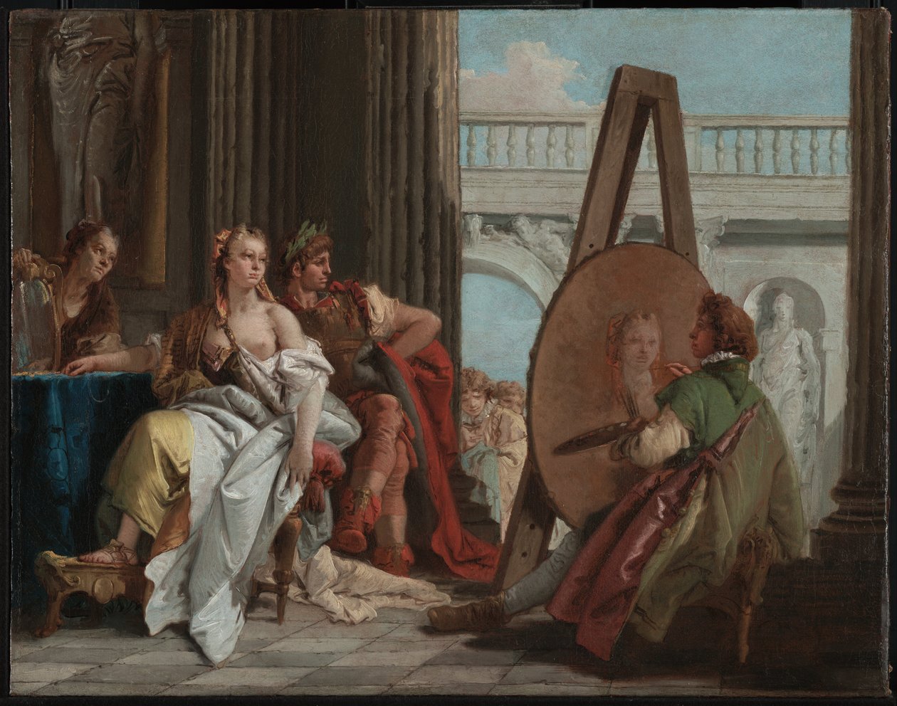 Apelles Stüdyosunda Büyük İskender ve Campaspe by Giovanni Battista Tiepolo