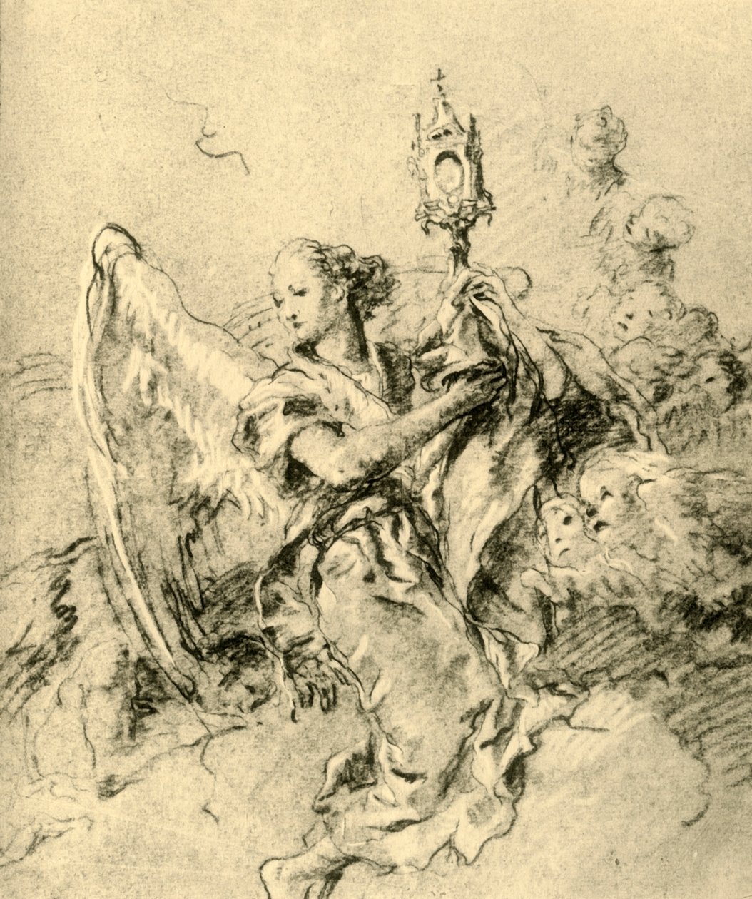 Canavarlı Melek, 1767-1769, 1928 by Giovanni Battista Tiepolo