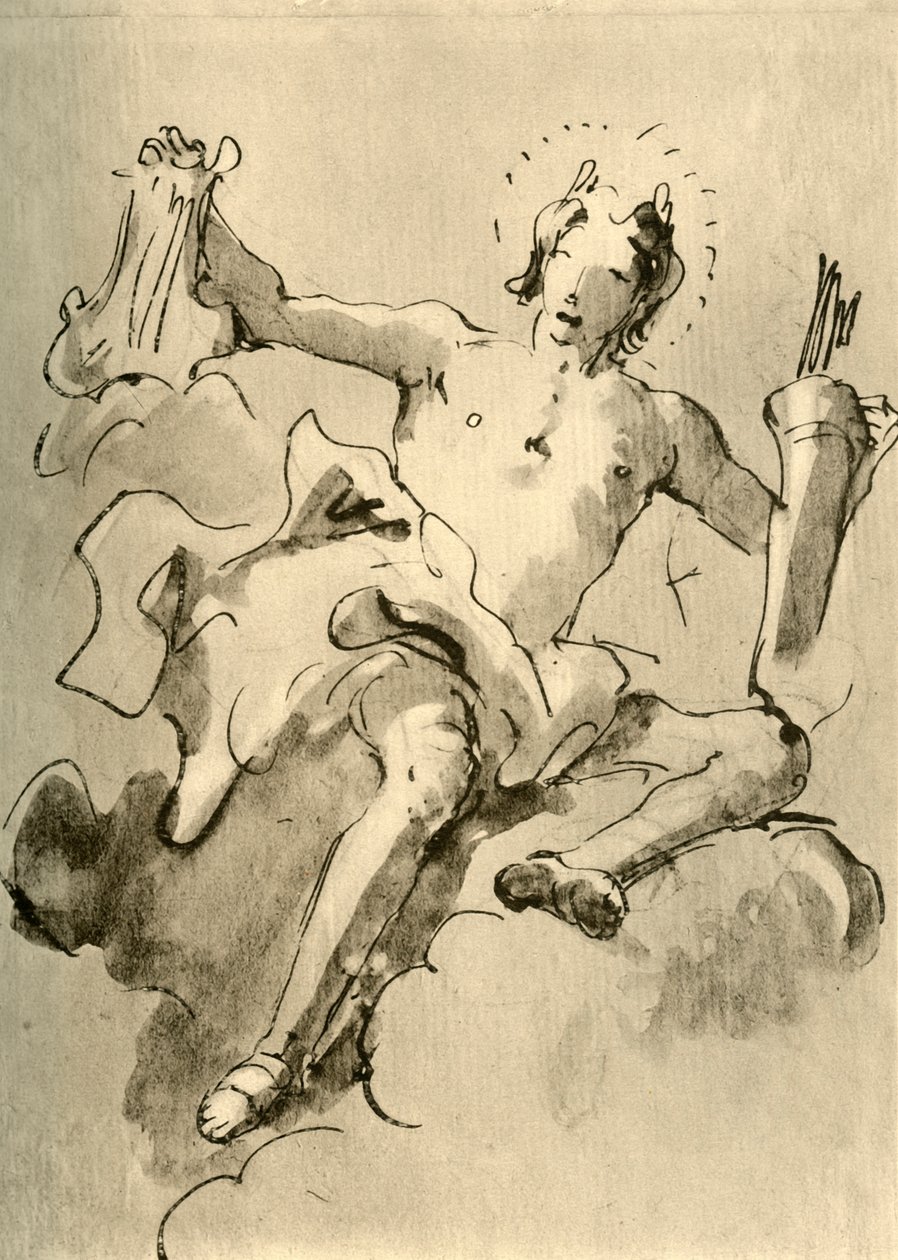 Apollo, c1757, 1928 by Giovanni Battista Tiepolo