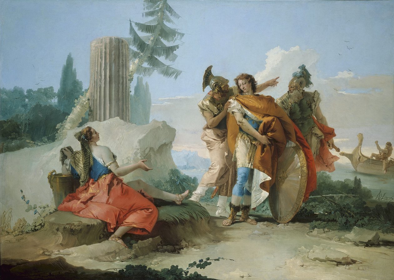 Armida Rinaldo Tarafından Terk Edildi, 1742-45 by Giovanni Battista Tiepolo