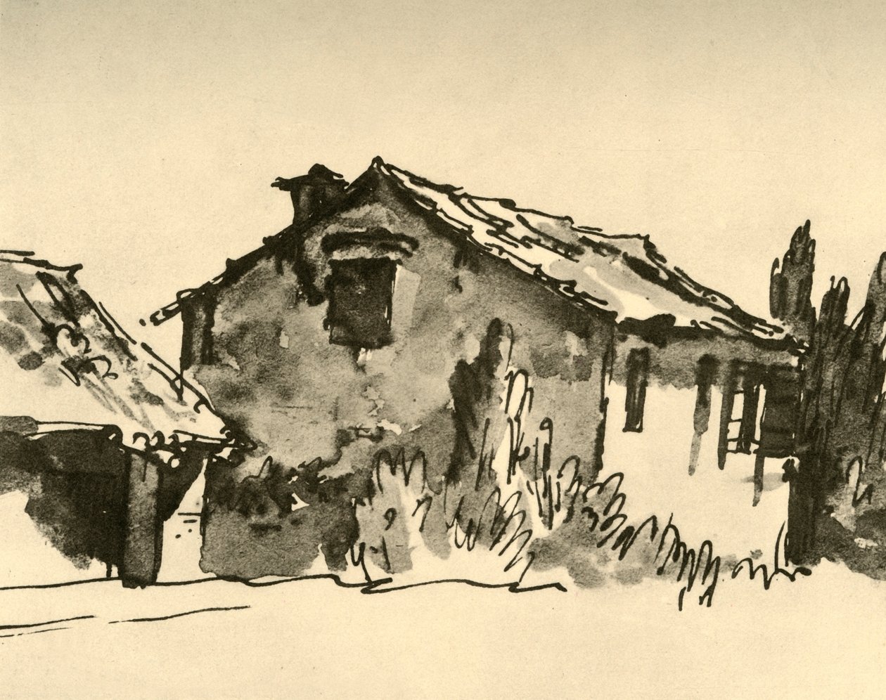 Kır Evi, 18. yüzyılın ortaları, 1928 by Giovanni Battista Tiepolo