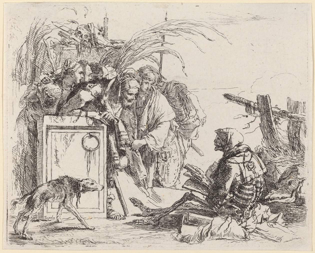 Ölüm Veren Seyirci by Giovanni Battista Tiepolo