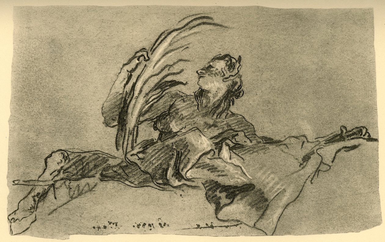 Kadın Faun, c1761, 1928 by Giovanni Battista Tiepolo