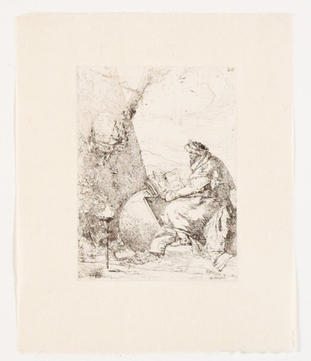 filozoflar by Giovanni Battista Tiepolo
