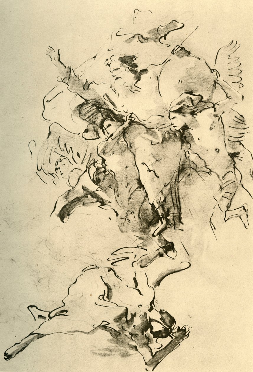 Meleklerle çevrili Baba Tanrı, 1758-1759, 1928 by Giovanni Battista Tiepolo