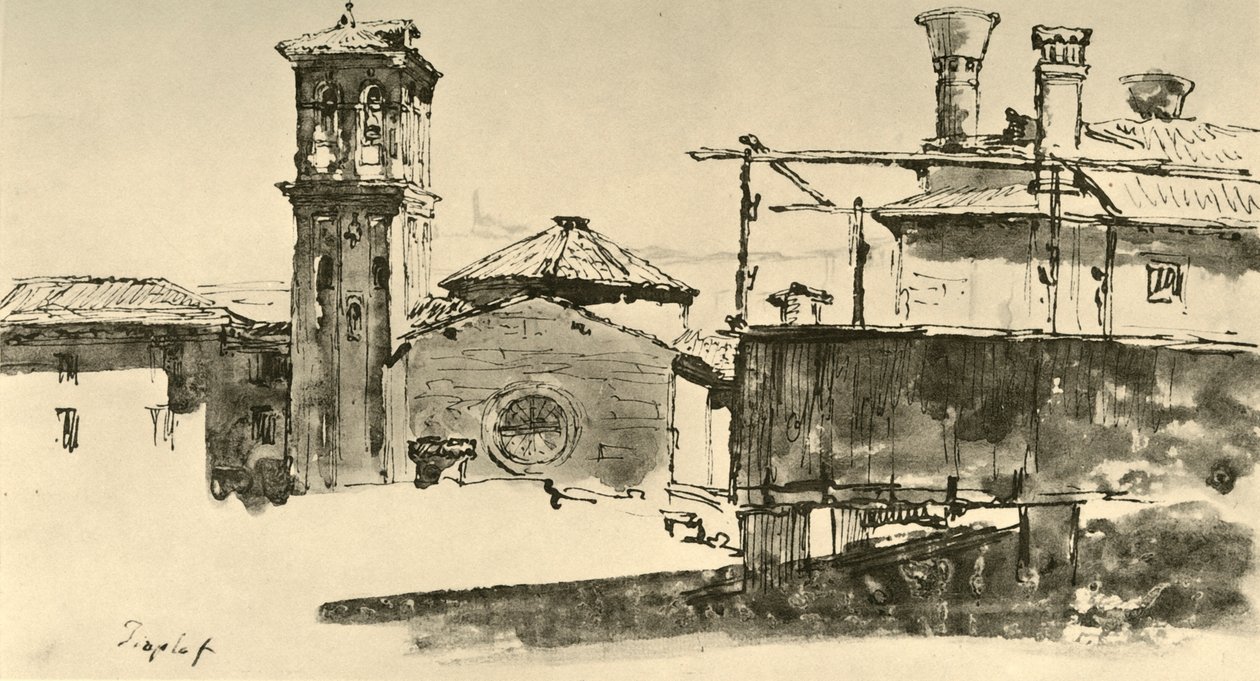 Binalar Grubu, 18. yüzyıl ortası, 1928 by Giovanni Battista Tiepolo